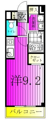 レーク　ウッド 103号室 間取り