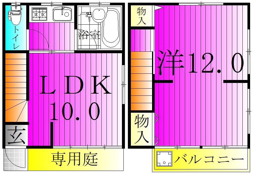 吉岡ハイツ 間取り図