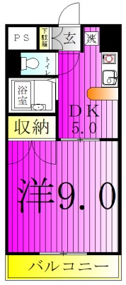 ＹＲレジデンス 503号室 間取り