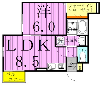 プルメリア 間取り図