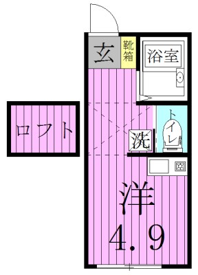 エルプレミア梅島 間取り図