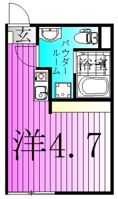 HANABUSA　Ⅴ 間取り図