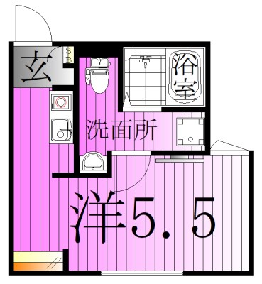 WILLE　NISHIARAI　Ⅱ 間取り図
