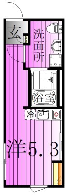 WILLE　NISHIARAI　Ⅰ 間取り図