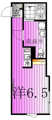WILLE　NISHIARAI　Ⅰ 間取り図
