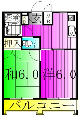 PLENDY南柏～プレンディミナミカシワ～ 403号室 間取り