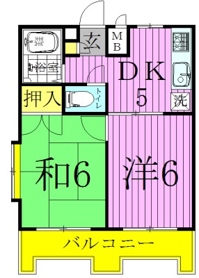 PLENDY南柏～プレンディミナミカシワ～ 403号室 間取り