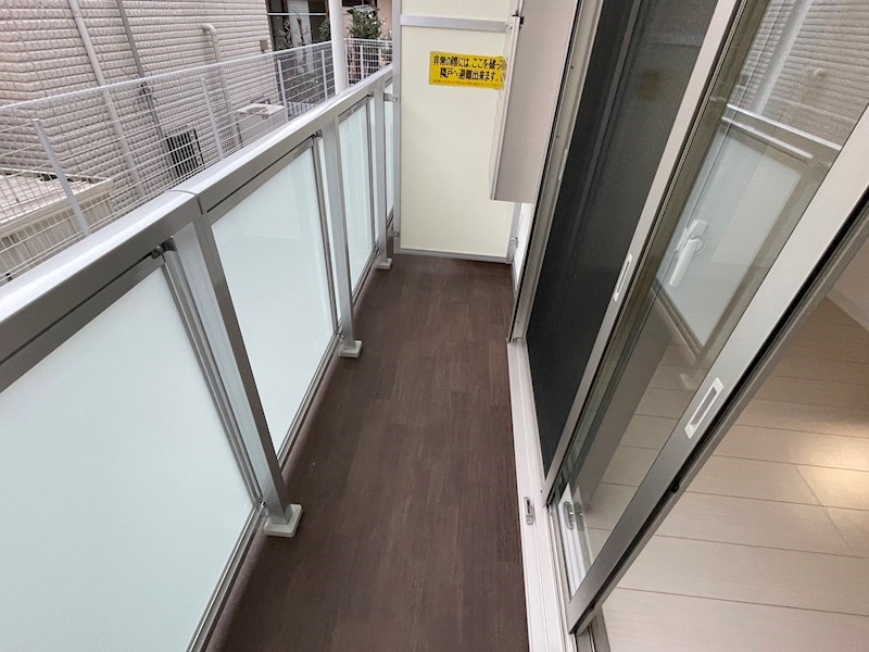 おおたかの森ミライズ ベランダ
