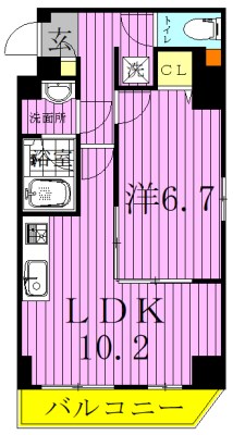 グランフォース綾瀬２ 間取り図