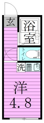 エスポワール北綾瀬 間取り図