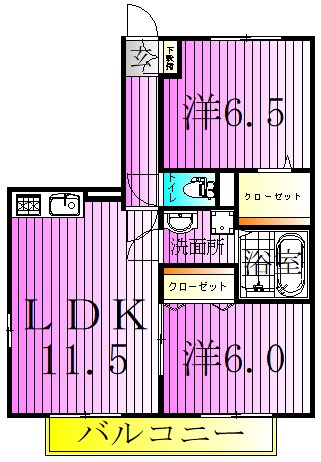 ロイヤルヒル　Ｅａｓｔ 間取り図