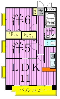 ルネ　シェスタ 間取り図