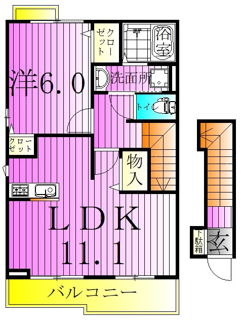 カーサ　リエート 間取り図