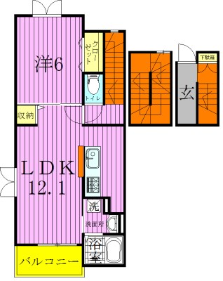 ゼルコバガーネット３ 間取り図