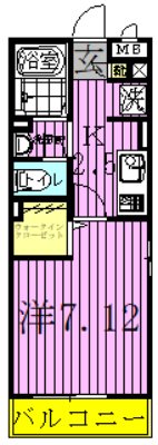 アクシス・ウィル２ 間取り図