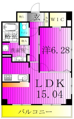 パルティールトスト 403号室 間取り
