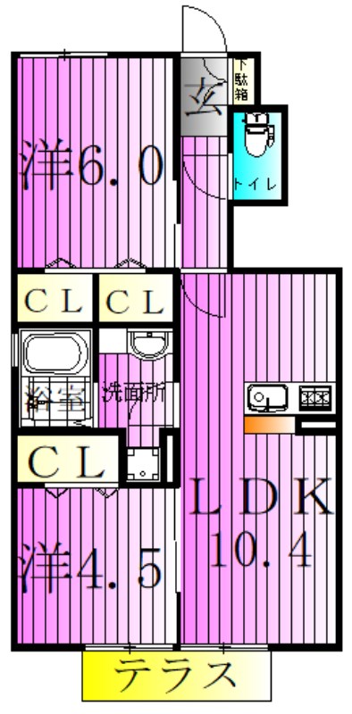 レユシール　イコウ 間取り図