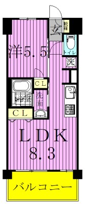 ART RESIDENCE IN OoTAKA-no-MORI 109号室 間取り