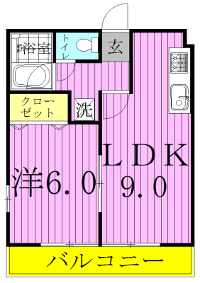 ジュネパレス柏第502 101号室 間取り