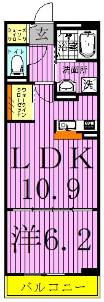 ステラ（千住仲町） 間取り図