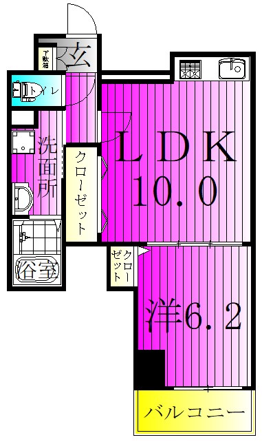 メゾン　カルム　Ｎｏ．2 間取り図