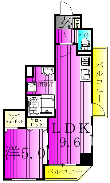 メゾン　カルム　Ｎｏ．2 間取り図