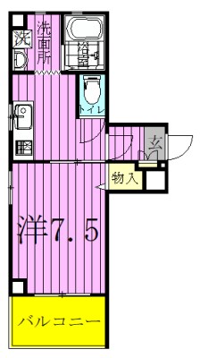 ロイヤルハイツ（千住４丁目）  間取り図