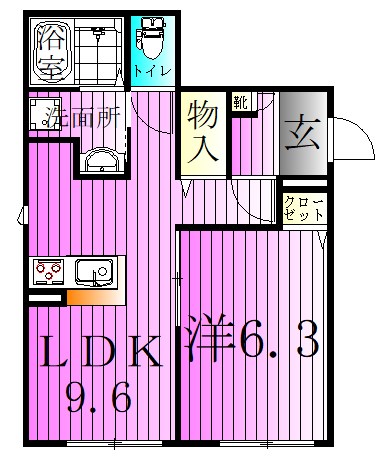 ルミエール光Ⅰ 間取り図