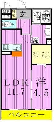 クレールコート 間取り図