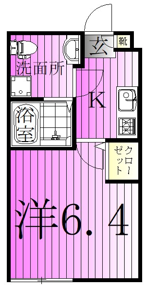 ヴォレ・ソレイユ北千住 間取り図