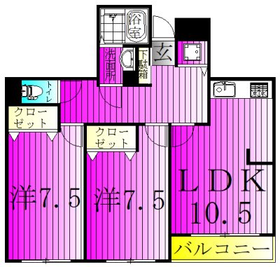 ラフィーヌ・ショコラ 間取り