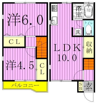 ＥＤＯ・コーポラス A 1号室 間取り
