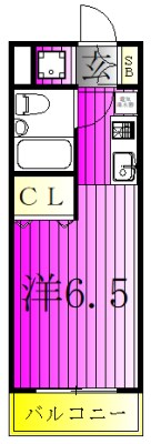 クレセントコート柏 B333号室 間取り
