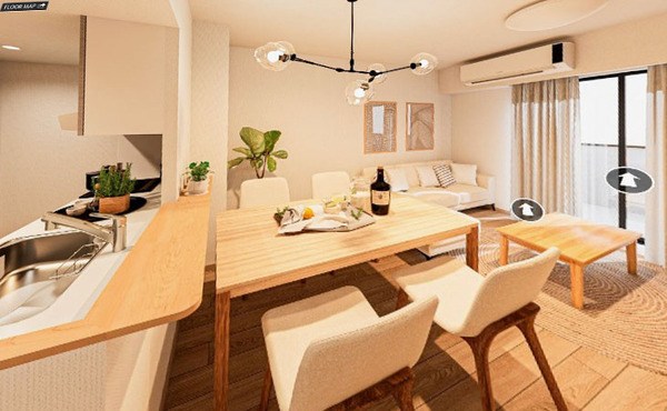 ベルヴュコート柏 リビング