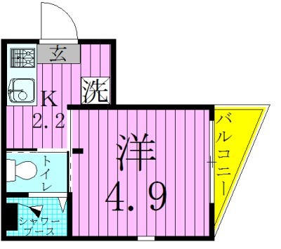 Ｌｅ　Ｃｉｅｌ　Ｂｌｅｕ 間取り図