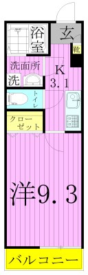 グランビル舎人公園 間取り図