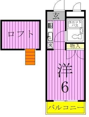 スカイメゾン新松戸 101号室 間取り