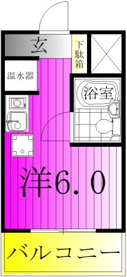 ポルタビアンカ 313号室 間取り