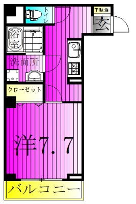 Sunshine Hills 303号室 間取り