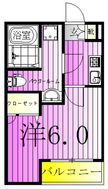 Bleu Fonce 間取り図