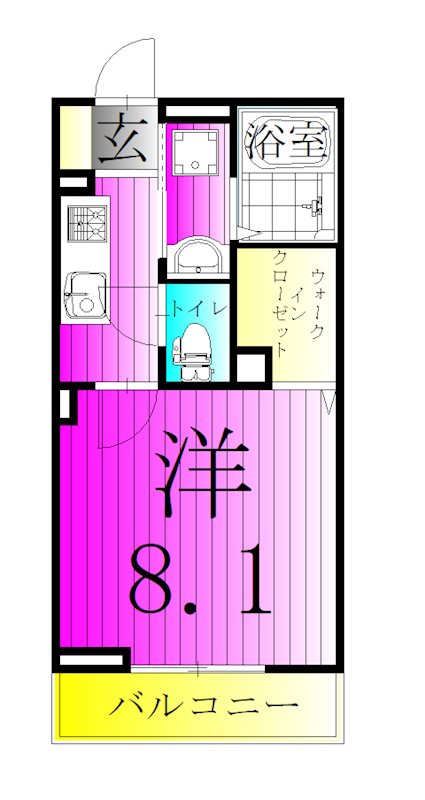 エクセリア南花畑Ⅱ 間取り図