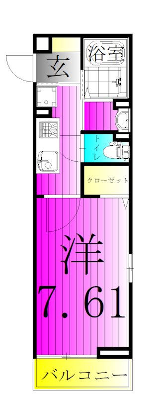 エクセリア南花畑Ⅱ 間取り図