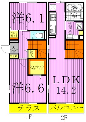 メゾン・ド・ＴＪ2 101号室 間取り