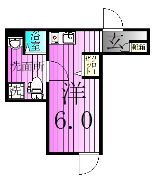 リーフ江北 間取り図