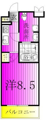 メゾンボヌール 501号室 間取り