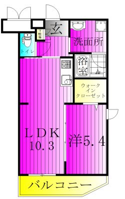 メゾンボヌール 506号室 間取り