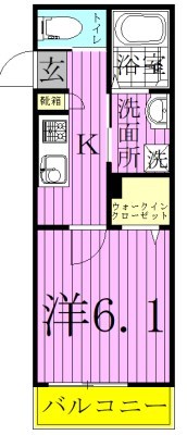 ミハス柏Ⅱ 304号室 間取り