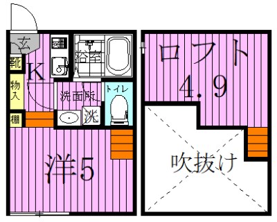 Ｄコート西新井 間取り図