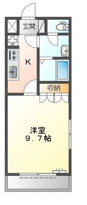 リトルフォレスト 101号室 間取り