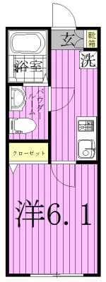 Di Cuore北柏 202号室 間取り